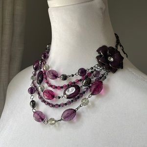 Costume Jewelry Set Necklace Bracelet